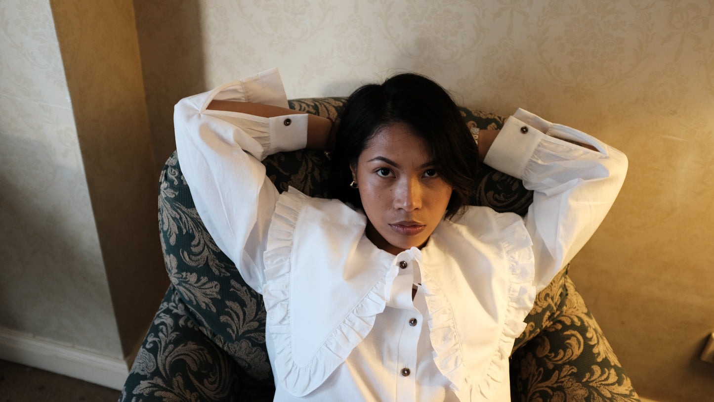 Charlie / Button Up Shirt / White