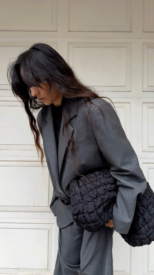Frankie / Oversized Pants / charcoal grey